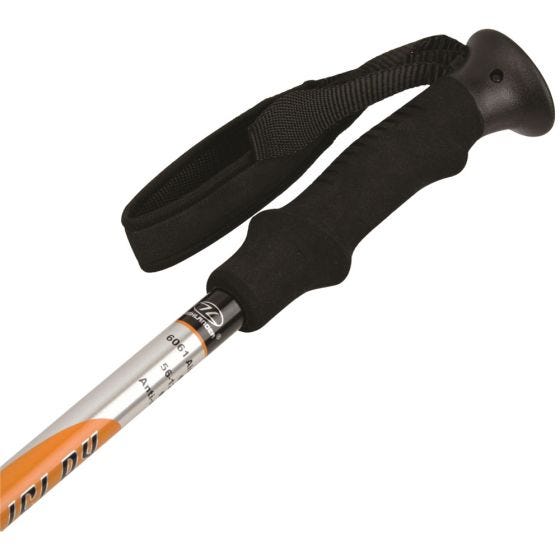 Highlander Islay Walking Pole Orange Silver (Single)
