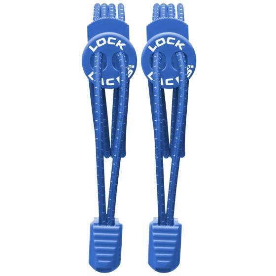 Lock Laces Elastic No Tie Shoelaces Royal Blue