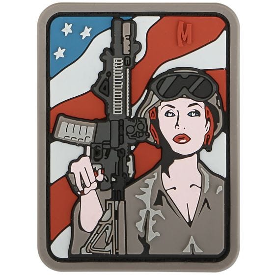Maxpedition Soldier Girl (Arid) Morale Patch