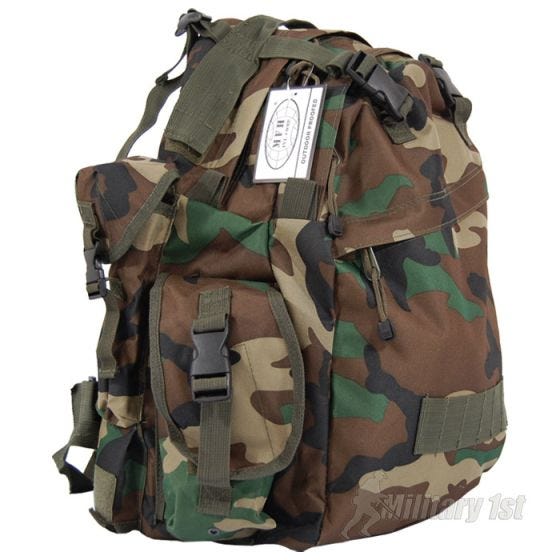 MFH Rucksack Combo Woodland