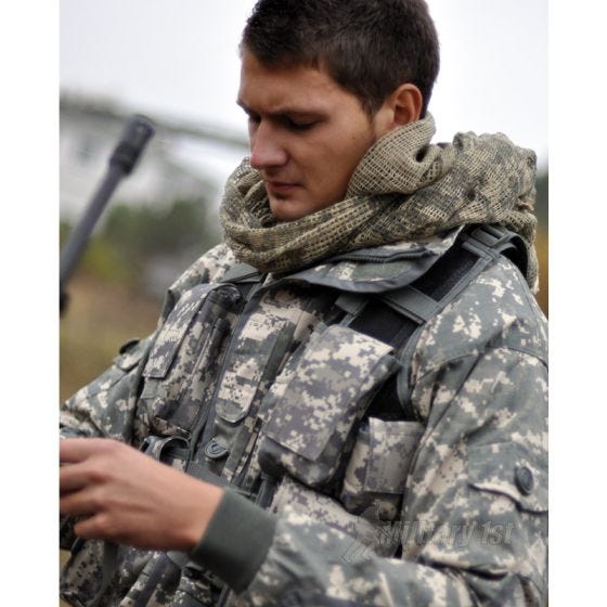 Mil-Tec Net Scarf Woodland