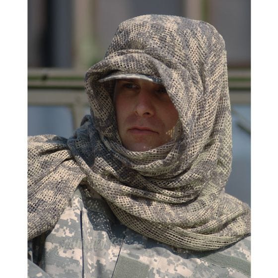 Mil-Tec Net Scarf Woodland