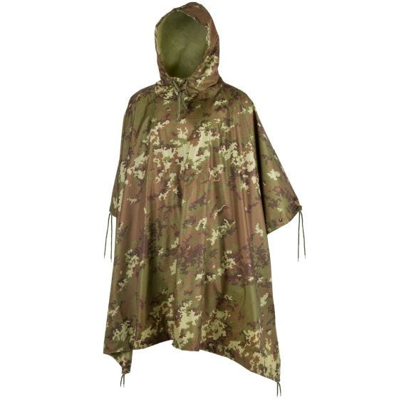 Waterproof Poncho Ripstop Vegetato Woodland