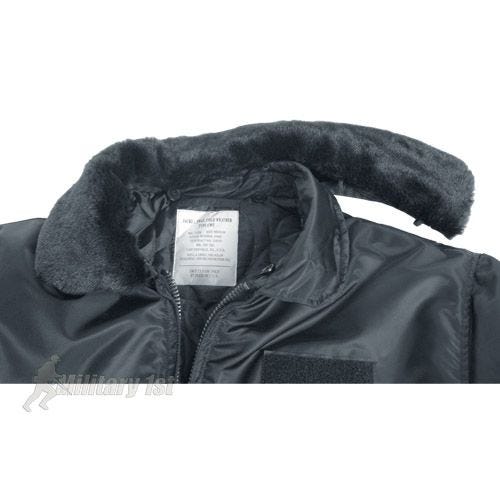 Mil-Tec CWU Jacket with Fur Collar Navy