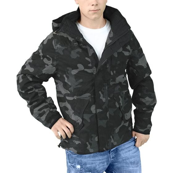 Surplus New Savior Jacket Black Camo