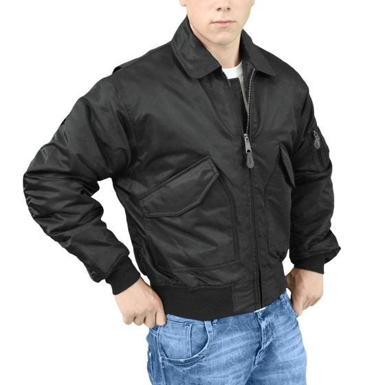 Surplus CWU Flight Jacket Black