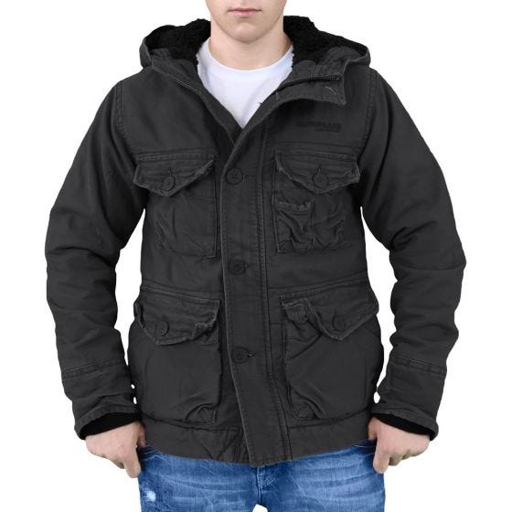 Surplus Supreme Vintage Hydro Jacket Black