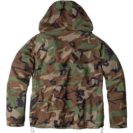 Surplus Windbreaker with Zipper Woodland