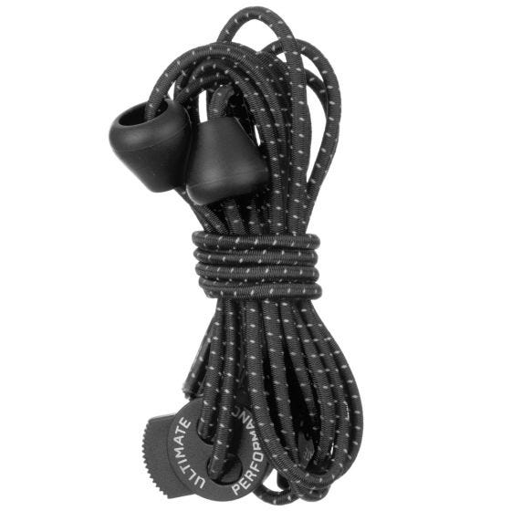 Ultimate Performance Reflective Elastic Laces Black