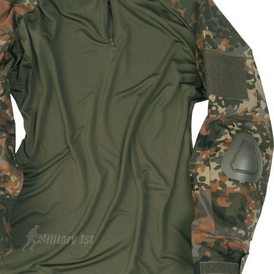 Mil-Tec Warrior Shirt with Elbow Pads Flecktarn